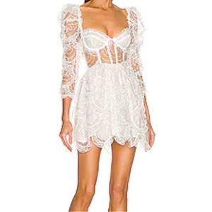 Tayla Mini Dress in White For Love & Lemons